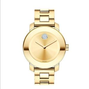 Movado Bold gold watch